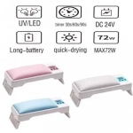 Επαγγελματική Λάμπα LED UV 120W & Μαξιλαράκι Χεριών για Τζελ, Ημιμόνιμο 2 σε 1 SUN YC-09
