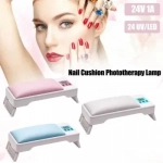 Επαγγελματική Λάμπα LED UV 120W & Μαξιλαράκι Χεριών για Τζελ, Ημιμόνιμο 2 σε 1 SUN YC-09