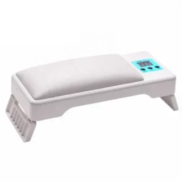 Επαγγελματική Λάμπα LED UV 120W & Μαξιλαράκι Χεριών για Τζελ, Ημιμόνιμο 2 σε 1 SUN YC-09 – Λευκό
