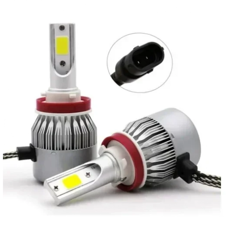 Λάμπες αυτοκινήτου LED 36W 6000K C6 H11