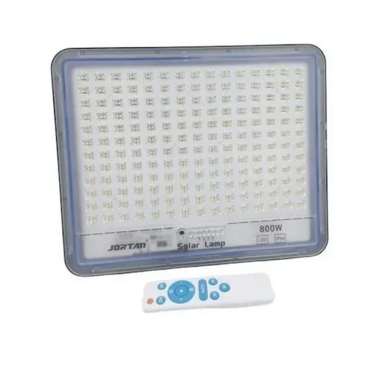 Led Αδιάβροχος Ηλιακός Προβολέας 800W 28800LM με Πάνελ και Τηλεχειριστήριο Jortan JT-800W - Image 2
