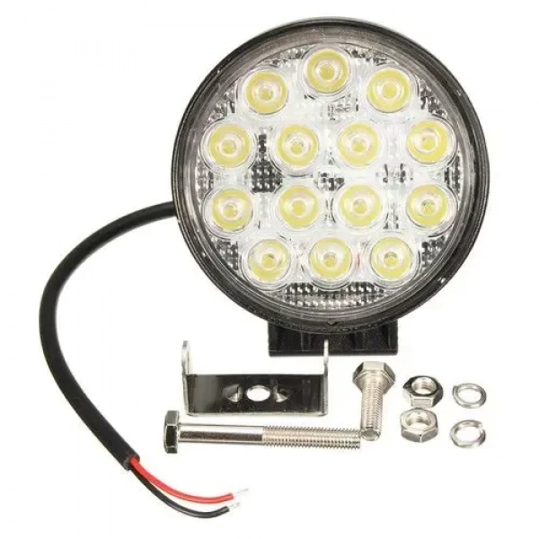 Αδιάβροχο στρογγυλό προβολάκι LED 42W 12V 3500 Lumens JP3