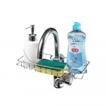 Μεταλλικό ράφι βρύσης για σφουγγάρι σε ασημί χρώμα E97 - Photo7