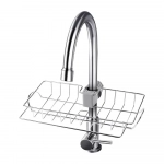 Μεταλλικό ράφι βρύσης για σφουγγάρι σε ασημί χρώμα E97 - Photo8