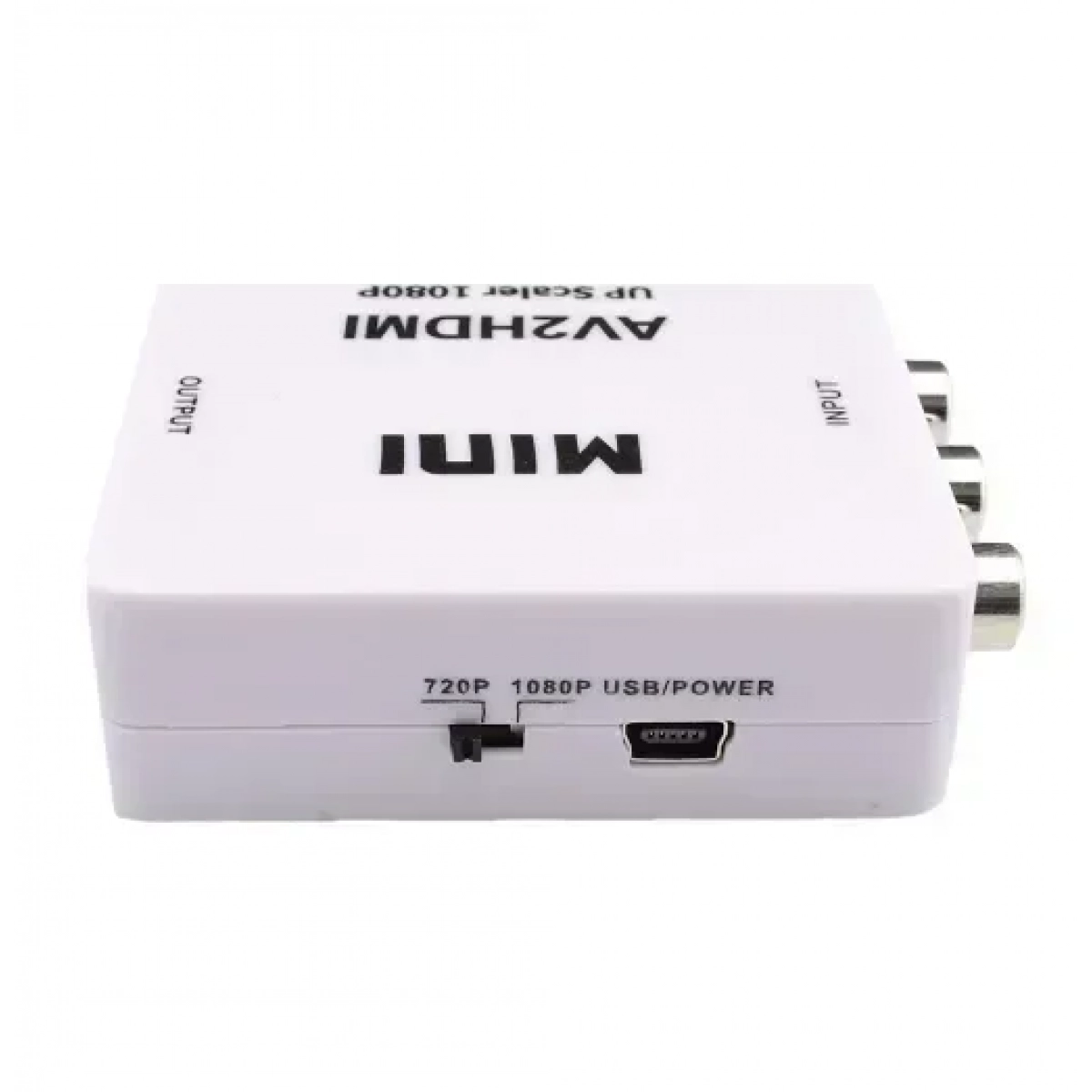 Μετατροπέας σήματος εικόνας και ήχου RCA female σε HDMI AV2HDMI λευκό - Image 3