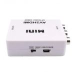 Μετατροπέας σήματος εικόνας και ήχου RCA female σε HDMI AV2HDMI λευκό - Image 3