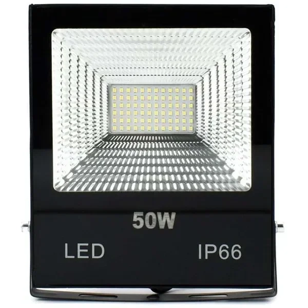 Προβολέας Flood Light LED SMD 50W AC85 – 265V IP66 Λευκού Φωτισμού LYLU LY-50W – Μαύρο