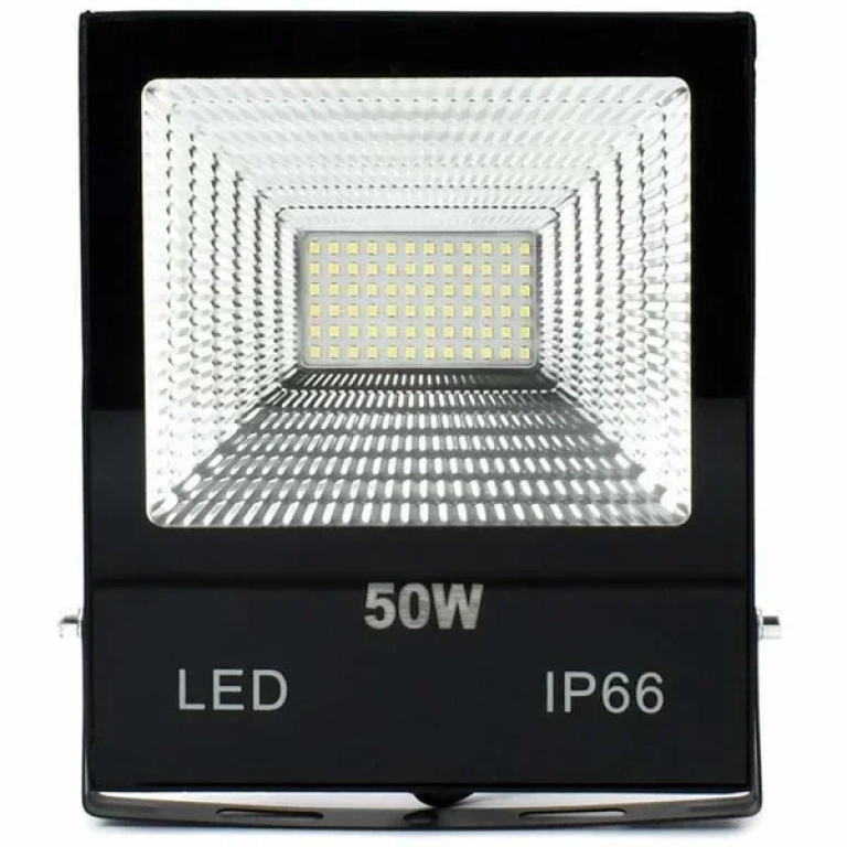 Προβολέας Flood Light LED SMD 50W AC85 – 265V IP66 Λευκού Φωτισμού LYLU LY-50W – Μαύρο