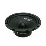 Σετ ηχεία αυτοκινήτου στρογγυλά Woofer 6.5″ και Tweeter 2″ 150W RMS με ενισχυτή FONY CTC-6593 - Image 2