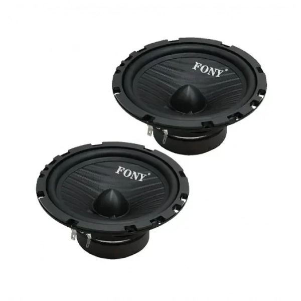 Σετ ηχεία αυτοκινήτου στρογγυλά Woofer 6.5″ και Tweeter 2″ 150W RMS με ενισχυτή FONY CTC-6593