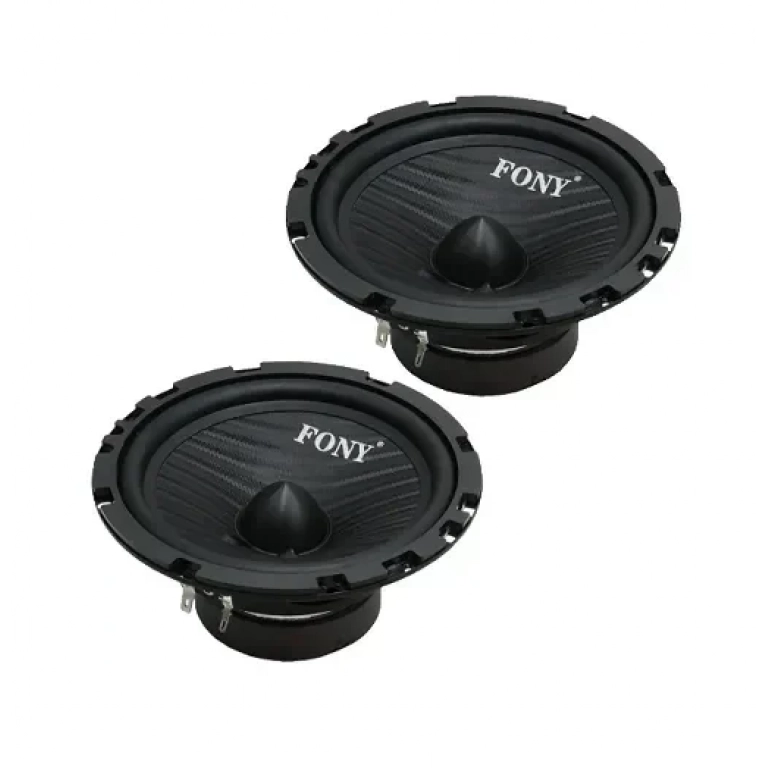 Σετ ηχεία αυτοκινήτου στρογγυλά Woofer 6.5″ και Tweeter 2″ 150W RMS με ενισχυτή FONY CTC-6593