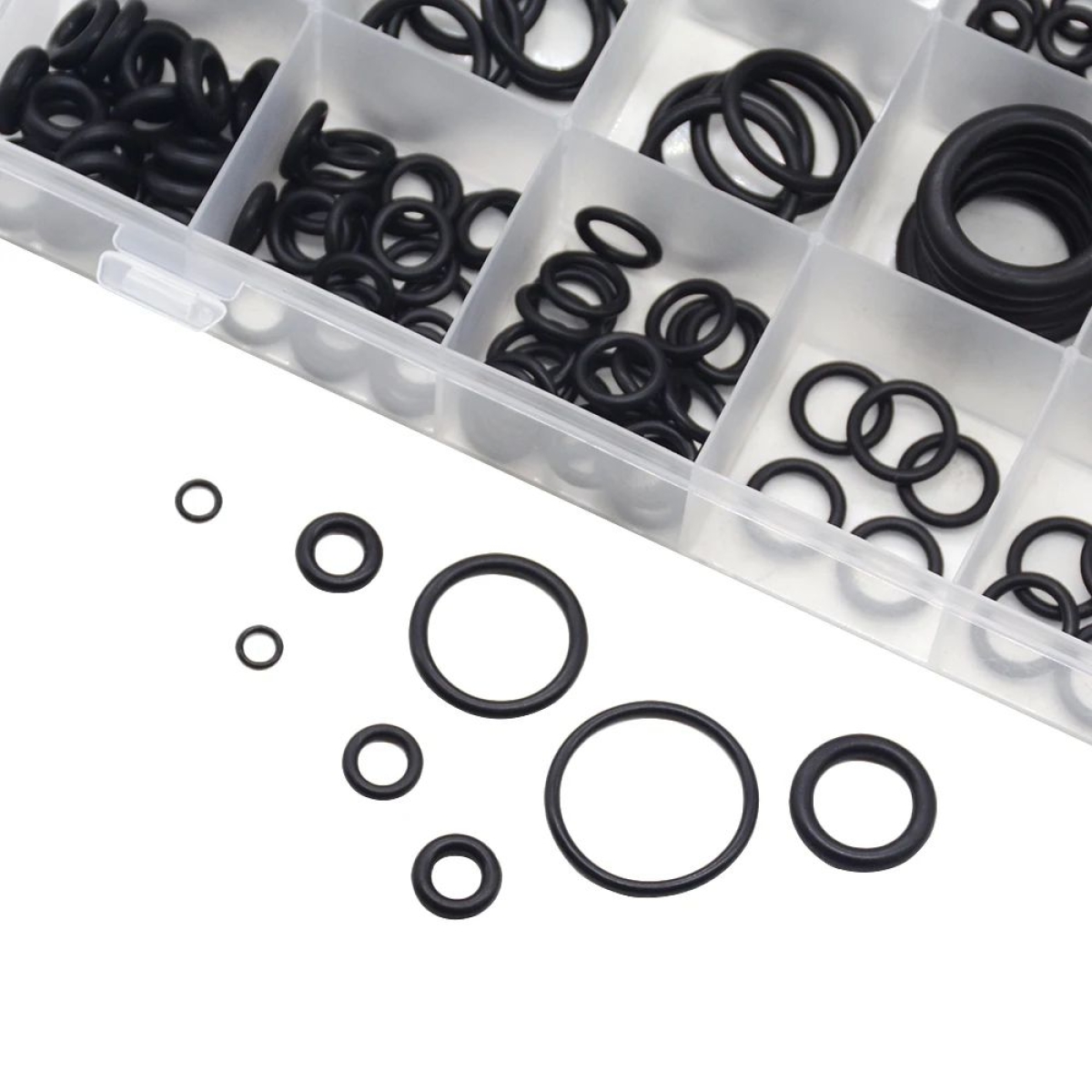 Σετ τσιμούχες O-Ring 225 τεμάχια μαύρο