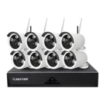 Σύστημα ασφαλείας CCTV με 8 κάμερες WiFi και καταγραφικό IP66 Jortan JT-8906ZL3-8