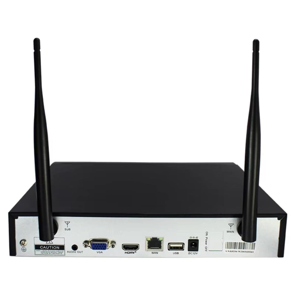 Σύστημα ασφαλείας CCTV με 8 κάμερες WiFi και καταγραφικό IP66 Jortan JT-8906ZL3-8