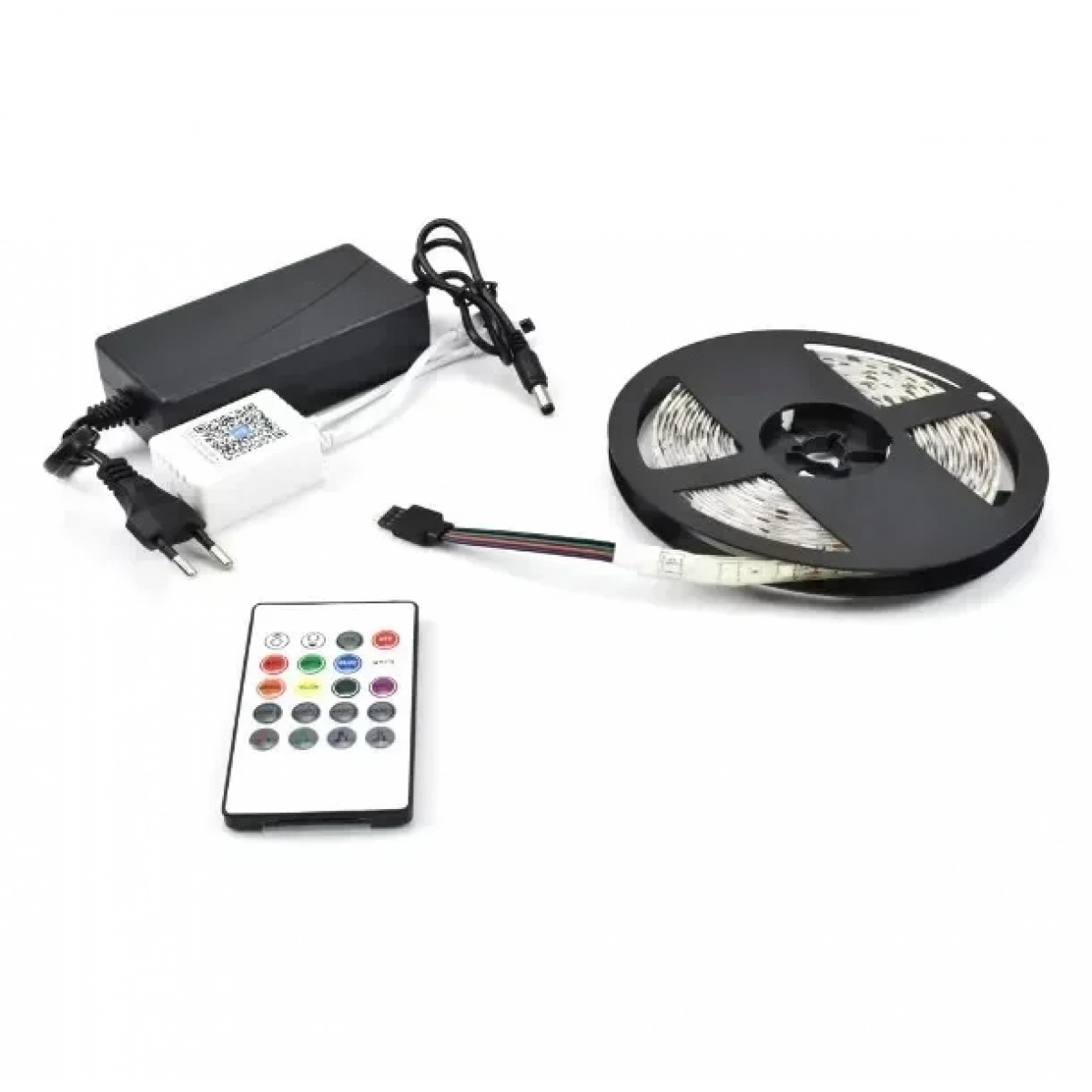 Ταινία LED RGB 5m με Ηχητική Λειτουργία, Bluetooth & Τηλεχειριστήριο Andowl Q-ST50