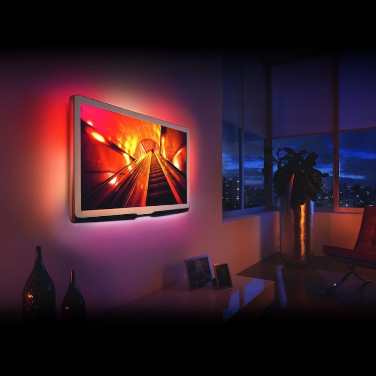 Ταινία LED τροφοδοσίας 5V RGB μήκους 5m με τηλεχειριστήριο Aerbes ΑΒ-Ζ813
