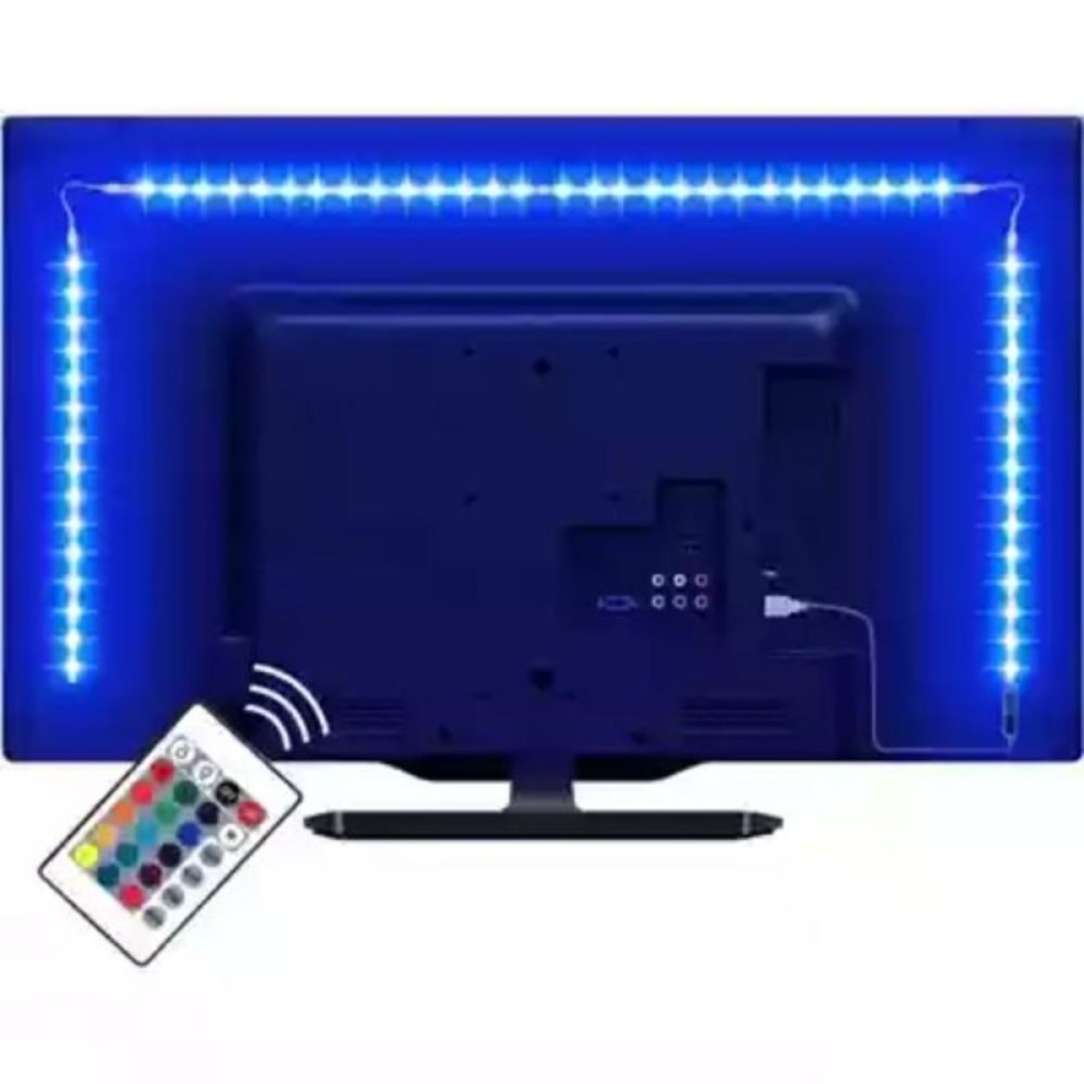 Ταινία LED τροφοδοσίας 5V RGB μήκους 5m με τηλεχειριστήριο Aerbes ΑΒ-Ζ813