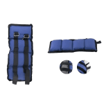 Βαράκια άκρων 1kg με Velcro ME034-1 μπλε - Image 2