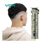 VGR V-962 Επαναφορτιζόμενη Κουρευτική Μηχανή Ασημί