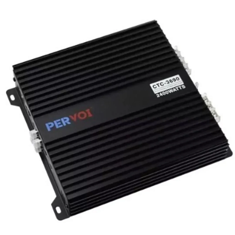 Ενισχυτής αυτοκινήτου 2400W (max) με 4 κανάλια Pervoi CTC-3690 μαύρο