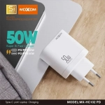 oxom (MX-HC102) Φορτιστής 50W Με Καλώδιο Άσπρο