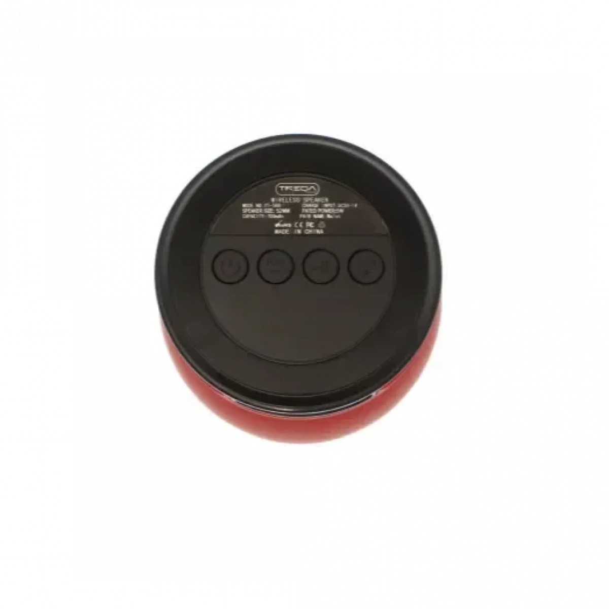 Ασύρματο ηχείο bluetooth 5W με ραδιόφωνο Treqa YT-568 κόκκινο