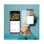 Κάμερα ασφαλείας εσωτερικού χώρου με WiFi & αμφίδρομη επικοινωνία για ντουί Ε27 Jortan JT-8177
