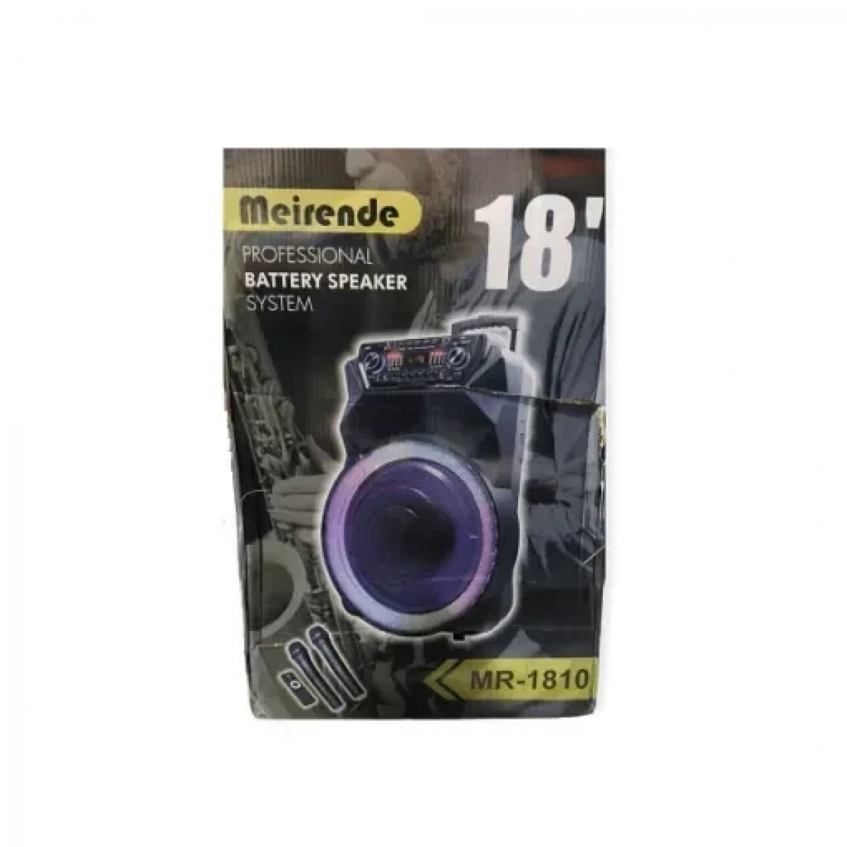 Meirende MR-1810 Φορητό Ηχείο 18″ με 2 Ασύρματα Μικρόφωνα