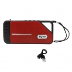 Φορητό ασύρματο ηχείο Bluetooth & USB με ηλιακό πάνελ SY-959 κόκκινο