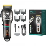 VGR V-699 Επαναφορτιζόμενη Κουρευτική Μηχανή Μαύρη