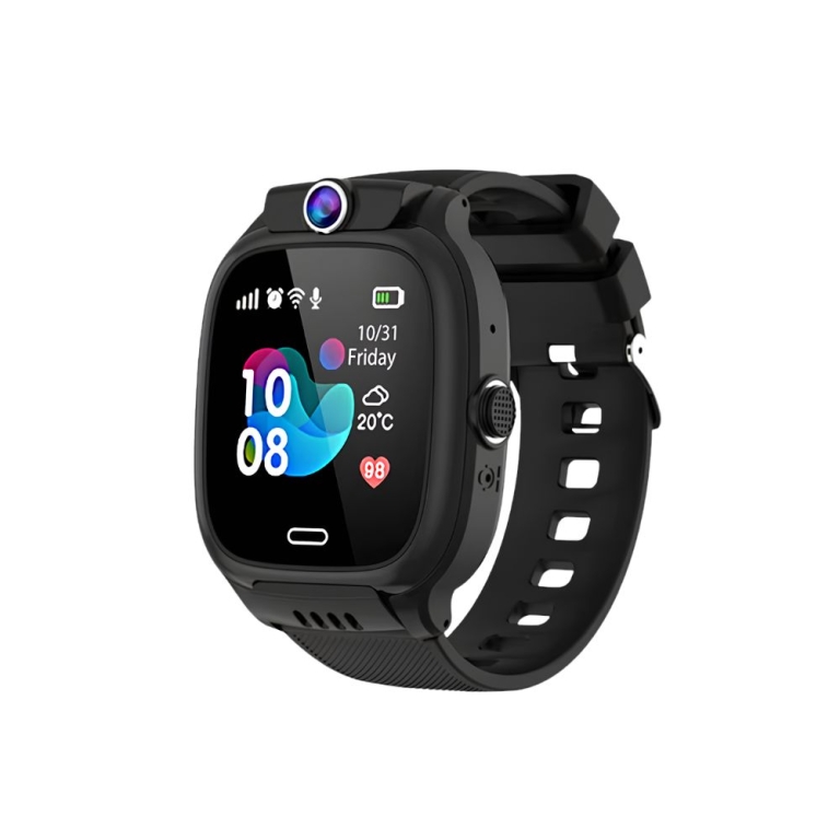Y31 Παιδικό Smartwatch με GPS και Καουτσούκ/Πλαστικό Λουράκι Μαύρο