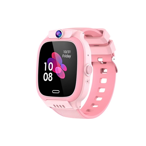 Y31 Παιδικό Smartwatch με GPS και Καουτσούκ/Πλαστικό Λουράκι Ροζ