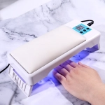 Επαγγελματική Λάμπα LED UV 120W & Μαξιλαράκι Χεριών για Τζελ, Ημιμόνιμο 2 σε 1 SUN YC-09