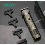 VGR V-962 Επαναφορτιζόμενη Κουρευτική Μηχανή Ασημί