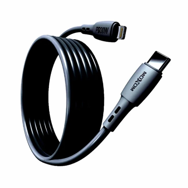 Moxom (MX-CB133) Lightning Cable 2m 30w Μαύρο