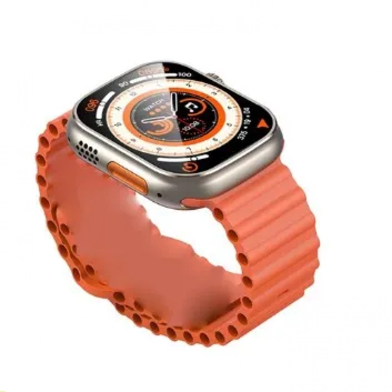 Awei H16 Ultra Smartwatch με Παλμογράφο Πορτοκαλί
