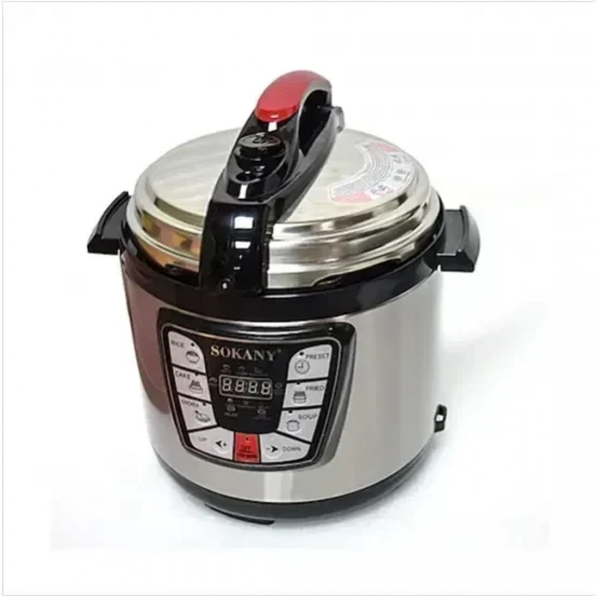 Sokany SK-2401 Πολυμάγειρας 1000W με Χωρητικότητα 6lt Ασημί