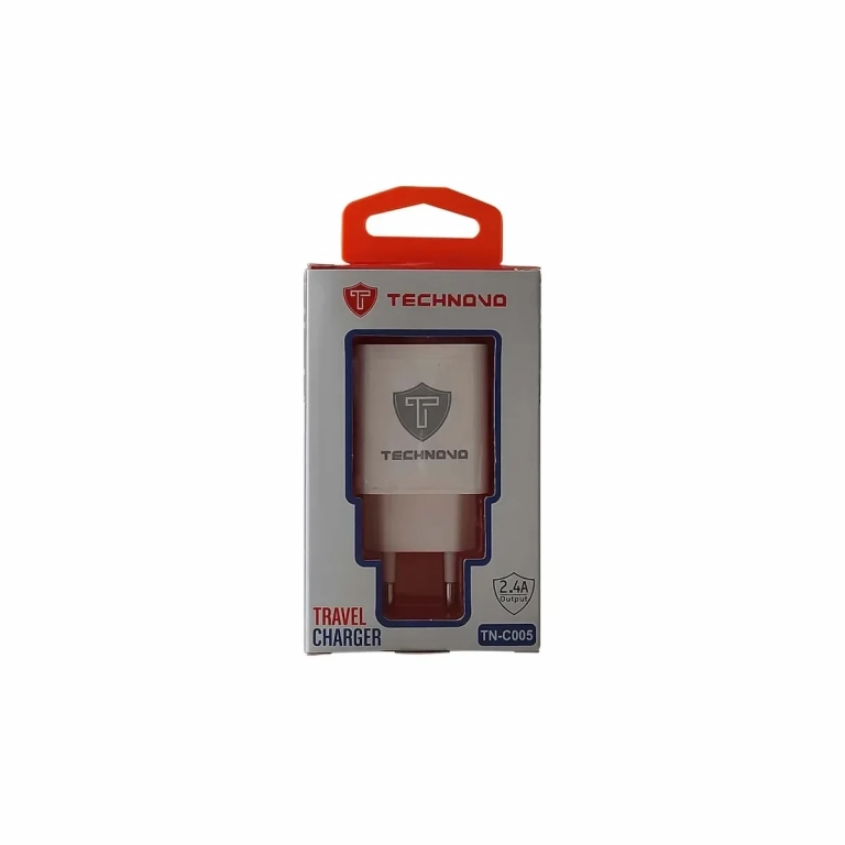 Technovo Φορτιστής Χωρίς Καλώδιο με Θύρα USB-A Λευκός (TN-C005)