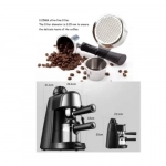 Ηλεκτρική μηχανή καφέ espresso 800W πίεσης 5bar για cappuccino Sokany SK-6810 μαύρη