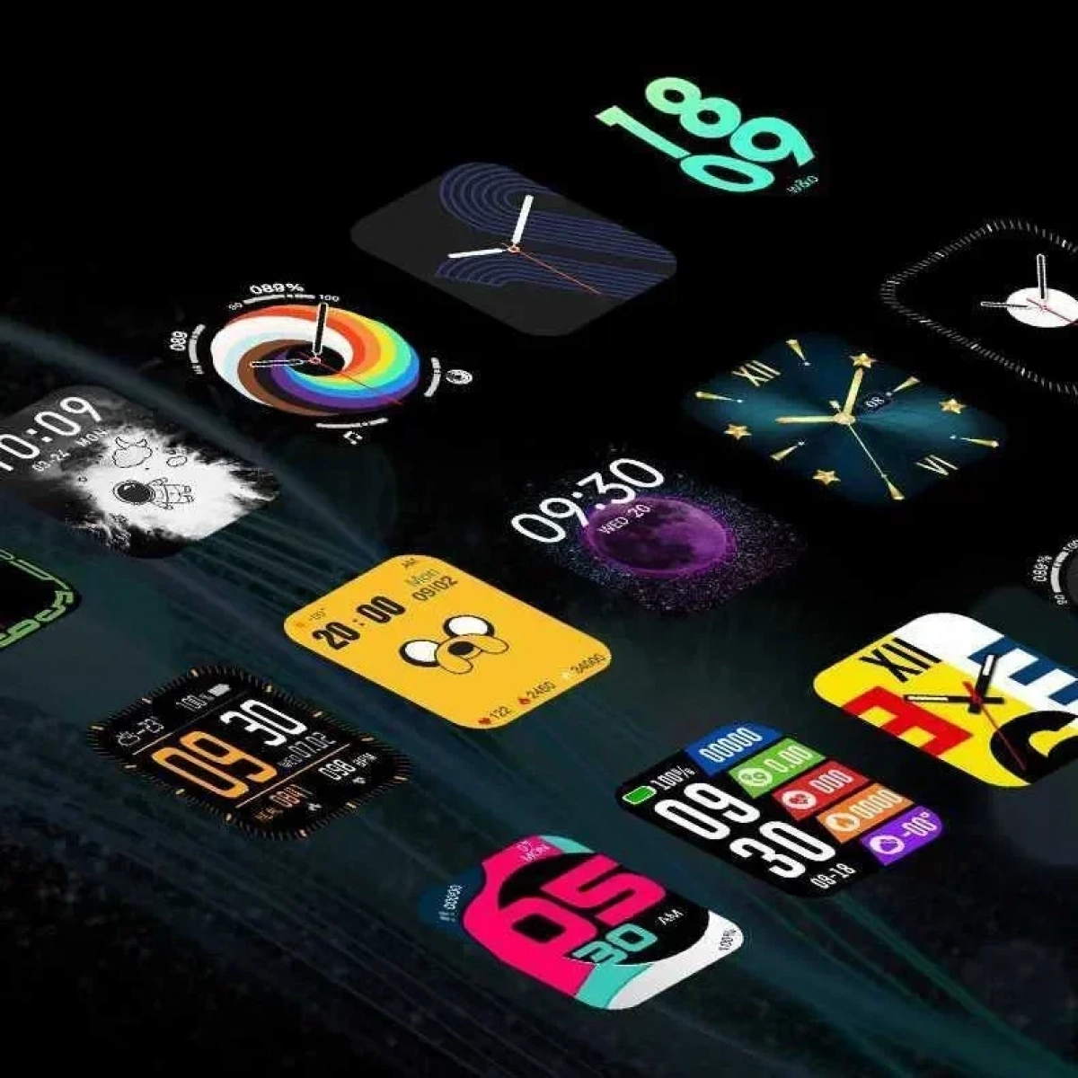 Z52 Pro Smartwatch με Παλμογράφο Μαύρο
