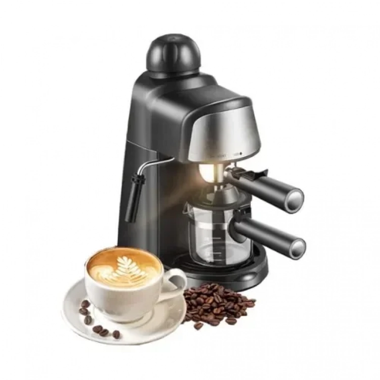 Ηλεκτρική μηχανή καφέ espresso 800W πίεσης 5bar για cappuccino Sokany SK-6810 μαύρη