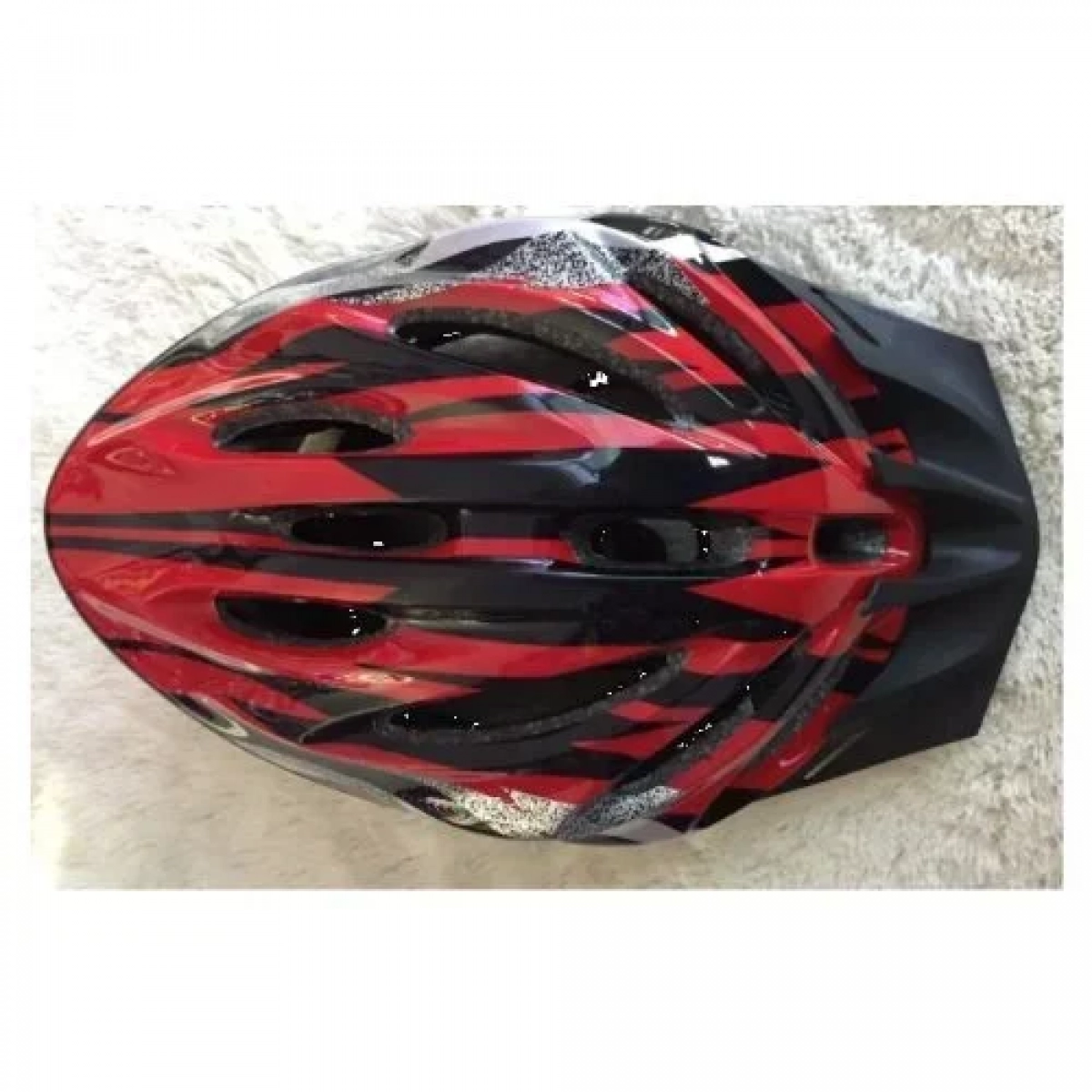 Κράνος ποδηλασίας 59-62cm σε χρώμα κόκκινο