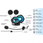 Ασύρματη ενδοεπικοινωνία για κράνος με bluetooth headset για έως 6 χρήστες T-MAX Pro