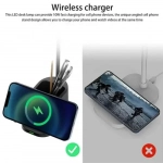 Awei W20 Ασύρματος Φορτιστής Qi Pad 15W Μαύρος