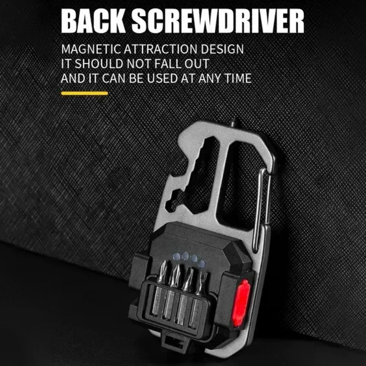 Andowl Πολυεργαλείο Μπρελόκ σε Μαύρο χρώμα Q-D911