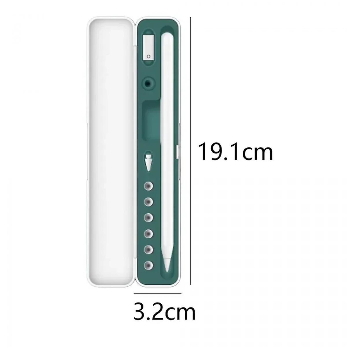 Αντικραδασμική Θήκη Γραφίδας για Apple Pencil 1/2 Πράσινο
