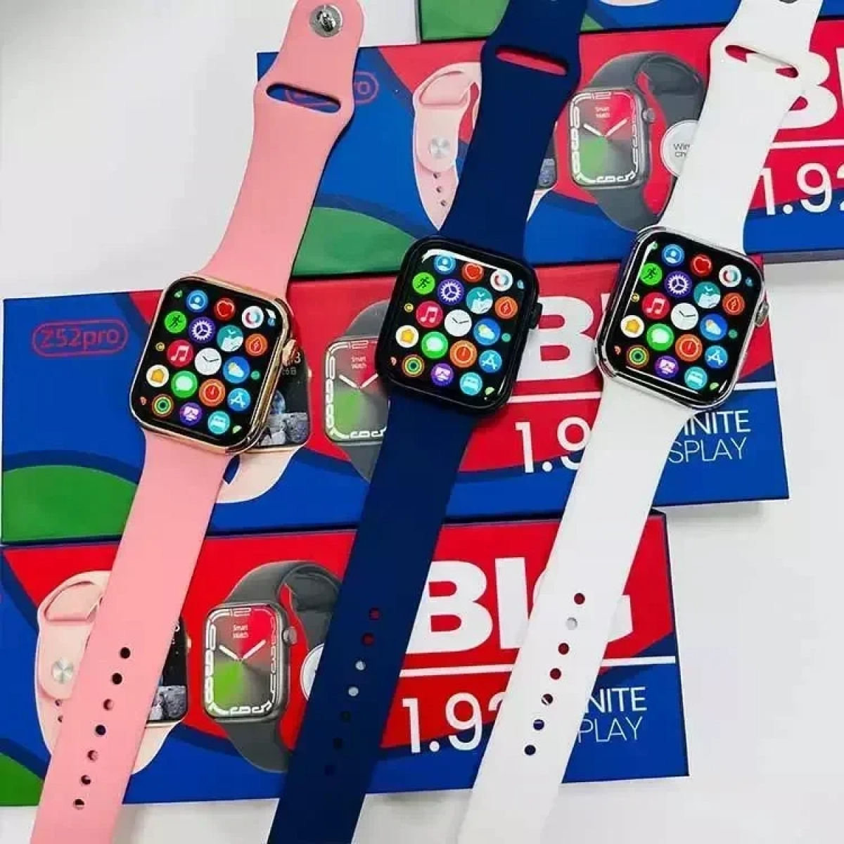 Z52 Pro Smartwatch με Παλμογράφο Ροζ