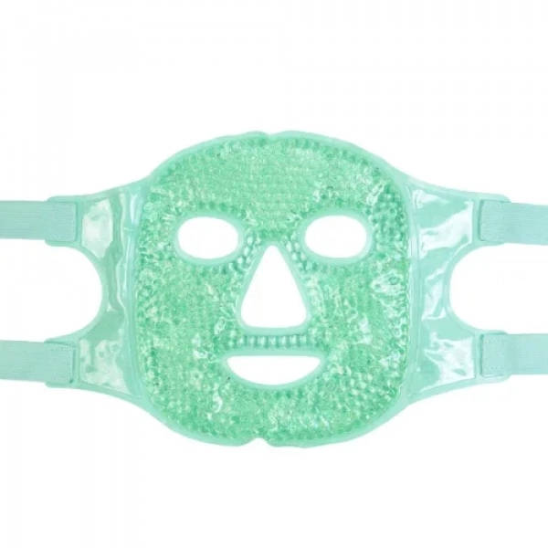 Δροσιστική μάσκα προσώπου Cooling Face Mask Latex Free And Bpa Free Πράσινη