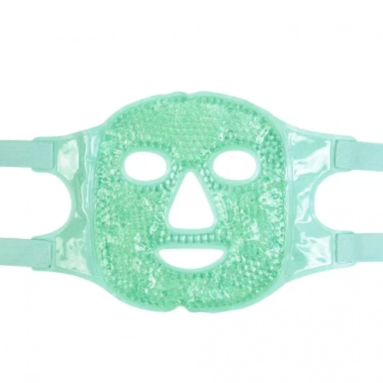 Δροσιστική μάσκα προσώπου Cooling Face Mask Latex Free And Bpa Free Πράσινη
