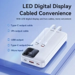 Remax RPP-113 Power Bank 40000mAh με 4 Θύρες USB-A Μπλε
